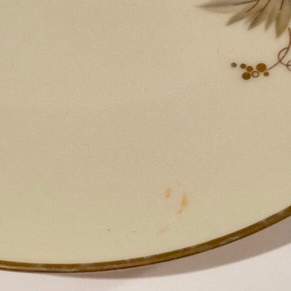 Noritake Ivory China Fantasia 7532 Plate & Cup Set Gold Trim Elegant Dinnerware - Picture 8 of 9